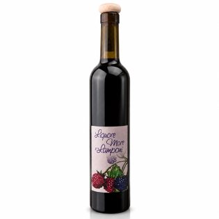 LIQUORE di LAMPONI e MORE -500ml