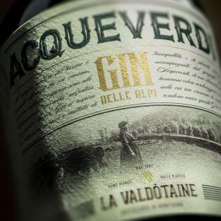 GIN ACQUEVERDI La Valdotaine -1000ml Gift Tube